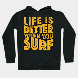 Surfer Life Funny Hoodie